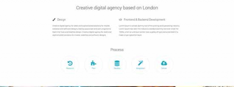 Free Bootstrap Agency Template